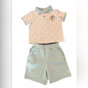 Bluey Toddler Boys 2-Piece Short Set Size 2T (0801)